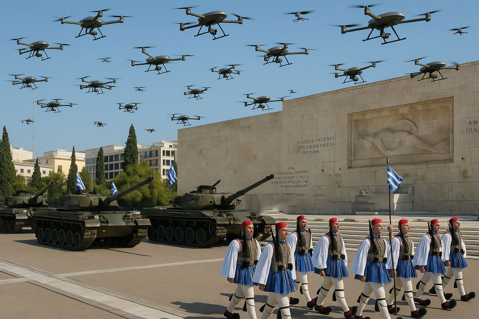Επισκόπηση Τύπου 23/10: Drones, δάνεια και δάφνες: η Ελλάδα ετοιμάζεται για πόλεμο;