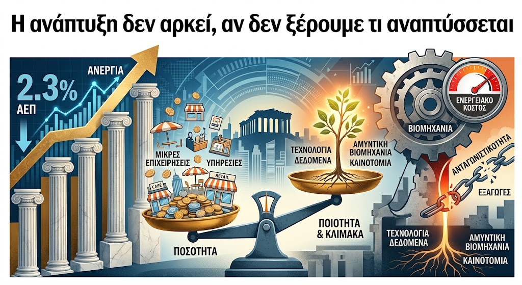 Η ανάπτυξη δεν αρκεί, αν δεν ξέρουμε τι αναπτύσσεται - Επισκόπηση Οικονομικού Τύπου - 04/10 Η ανάπτυξη δεν αρκεί, αν δεν ξέρουμε τι αναπτύσσεται – Επισκόπηση Οικονομικού Τύπου – 04/10